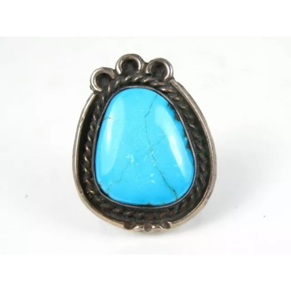 Vintage Turquoise Sterling Silver Ring